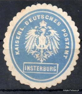 Winieta, siegielmarke , zalepka - Insterburg - Czerniachowsk , Wystruć- Pl 406