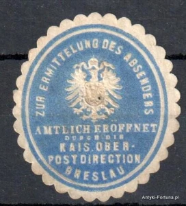  Winieta, siegielmarke , zalepka - Breslau - Wrocław- Pl 413
