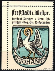  Znaczek Herb Miasta -Freystadt in westpr - Kisielice - Nr 6