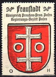 Znaczek Herb Miasta - Fraustadt - Wschowa  - Nr 17
