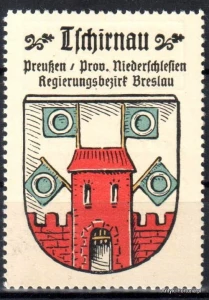Znaczek Herb Miasta - Tschirnau - Czernina  - Nr 20