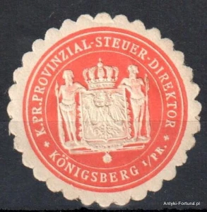 Winieta, siegielmarke , zalepka - Konigsberg - Królewiec - Pl 414
