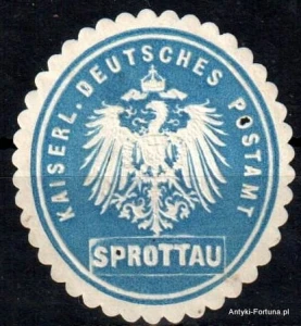 Winieta, siegielmarke , zalepka - Sprottau - Szprotawa - Pl 418 Poczta