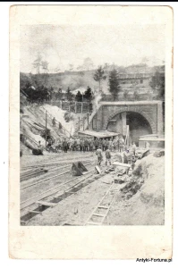  Feldpost 1917 r Budowa kolejowa