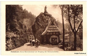 Rübeland [Harz ] Barendelkmal am Eingang der Hermannshöhle