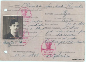 Tymczasowe Zaświadczenie Tożsamości - 1949 r