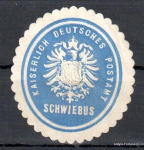 Winieta, siegielmarke , zalepka - Schwiebus  - Świebodzin  - Pl 421