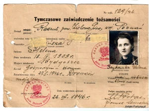  Tymczasowe Zaświadczenie Tożsamości - 1946 r Radzula