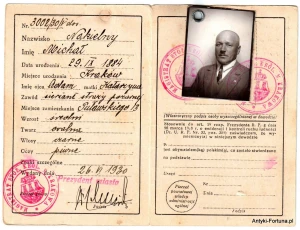 Dowód Osobisty 1930 r Kraków