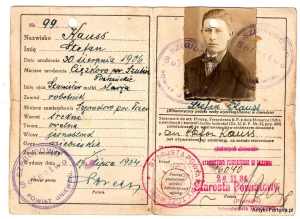 Dowód Osobisty 1934  Szprudowo , Tczew