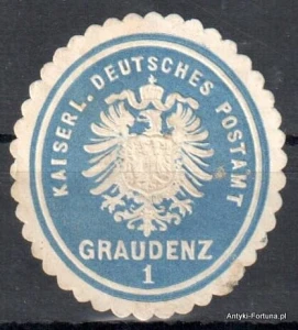 Winieta, siegielmarke , zalepka -  Graudenz - Grudziądz - Pl 425 Poczta