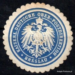 Winieta, siegielmarke , zalepka - Breslau - Wrocław - Pl 427 Poczta