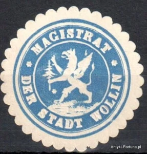 Winieta, siegielmarke , zalepka - Wolin - Pl 429 