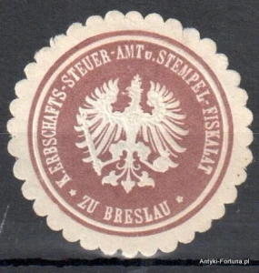 Winieta, siegielmarke , zalepka - Breslau - Wrocław - Pl 432