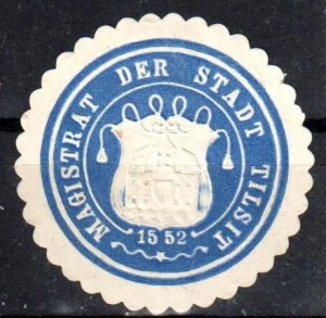 Winieta, siegielmarke , zalepka - Tilsit - Tylża - Sowieck- Pl 445