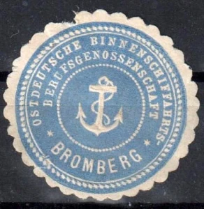 Winieta, siegielmarke , zalepka - Bromberg - Bydgoszcz- Pl 448