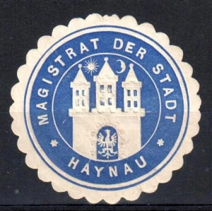 Winieta, siegielmarke , zalepka- Haynau - Chojnów - Pl 452