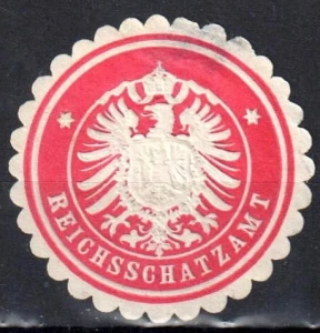 Winieta, siegielmarke - Reichsschatzamt - Nr 1249/A