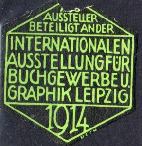 Winieta, siegielmarke - Leipzig 1914  - Nr 1250/A