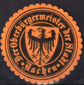 Winieta, siegielmarke - Aachen - Nr 1263/A
