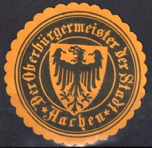 Winieta, siegielmarke - Aachen - Nr 1264/A