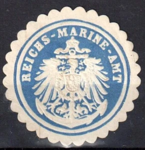 Winieta, siegielmarke - Reichs Marine Amt - Nr 1265/A