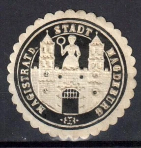 Winieta, siegielmarke - Magdeburg  - Nr 1266/A