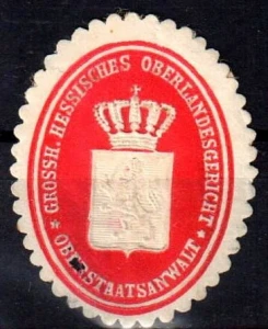 Winieta, siegielmarke - Grossch.Hessisches - Nr 1273/A