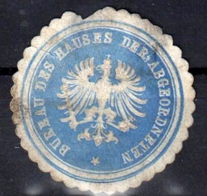 Winieta, siegielmarke - Hauses der Abgeordeten - Nr 1275/A
