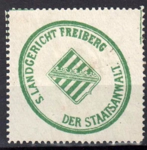 Winieta, siegielmarke - Freiberg - Nr 1278/A