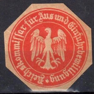 Winieta, siegielmarke - Reichskommissar - Nr 2