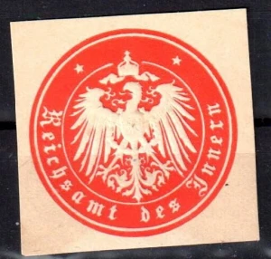 Winieta, siegielmarke -  Reichsamt des Innern - Nr 7