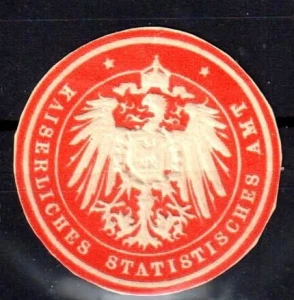 Winieta, siegielmarke -  Statistische Amt- Nr 11