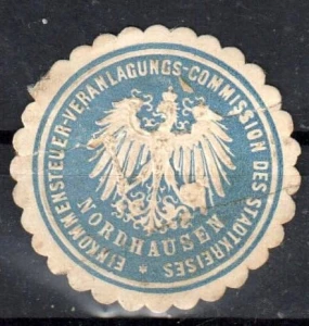 Winieta, siegielmarke - Nordhausen - Nr 24