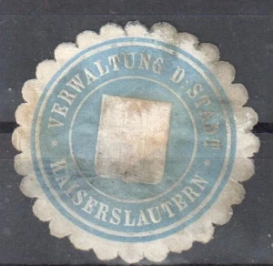 Winieta, siegielmarke - Kaiserslautern - Nr 25