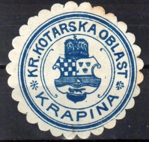 Winieta, siegielmarke - Krapina  - Nr 66