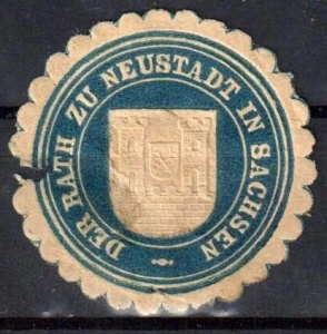 Winieta, siegielmarke - Neustadt   - Nr 74
