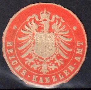  Winieta, siegielmarke  - Reichs Kanzelar Amt -  Nr 102