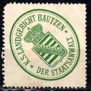  Winieta, siegielmarke  - Bautzen - Nr 119