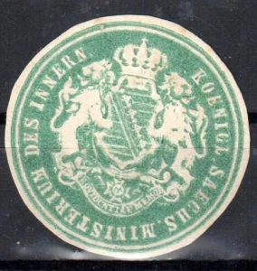 Winieta, siegielmarke -  Ministerium des Innern - Nr 123