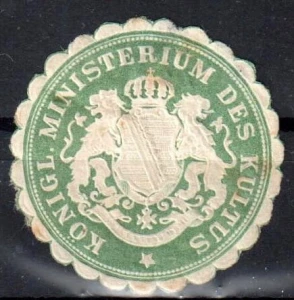 Winieta, siegielmarke - Ministerium des Innern - Nr 124