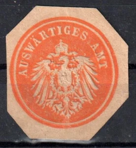 Winieta, siegielmarke - Auswartiges Amt - Nr 130