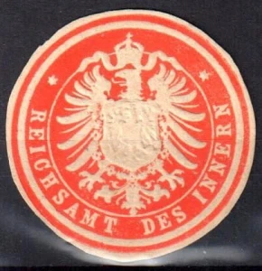  Winieta, siegielmarke  - Reichsamt des Innern - Nr 132