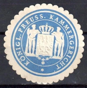  Winieta, siegielmarke  - Kammergericht - Nr 141