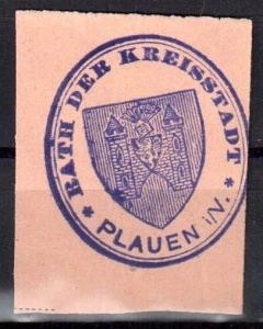  Winieta, siegielmarke  - Plauen - Nr 147