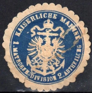  Winieta, siegielmarke  - Kaiserliche Marine - Nr 153