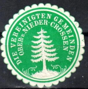  Winieta, siegielmarke  - Ober Nieder Crossen - Nr 152