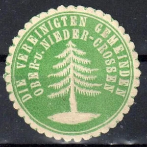  Winieta, siegielmarke  - Ober Nieder Crossen - Nr 152