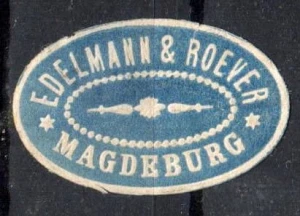  Winieta, siegielmarke  - Edelmann&Roever Berlin - Nr 163