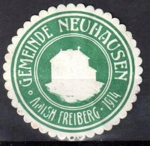  Winieta, siegielmarke  - Gemeinde Nahausen - Nr 164